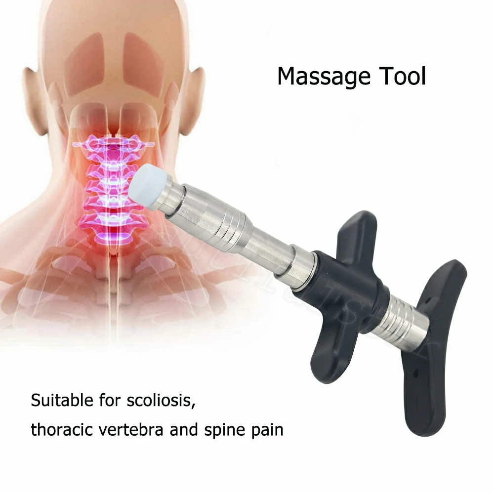 Manual Chiropractic Activator Gun Adjusting Therapy Adjustable Spine Adjustment Correction Tools Massage Health Care Manual Gun