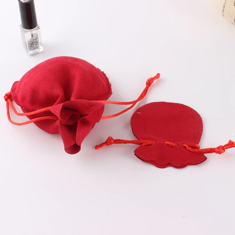

wholesale 7*9cm velvet jewelry drawstring bag for gift ornament toiletry earing necklace bangle crystal packaging pouch