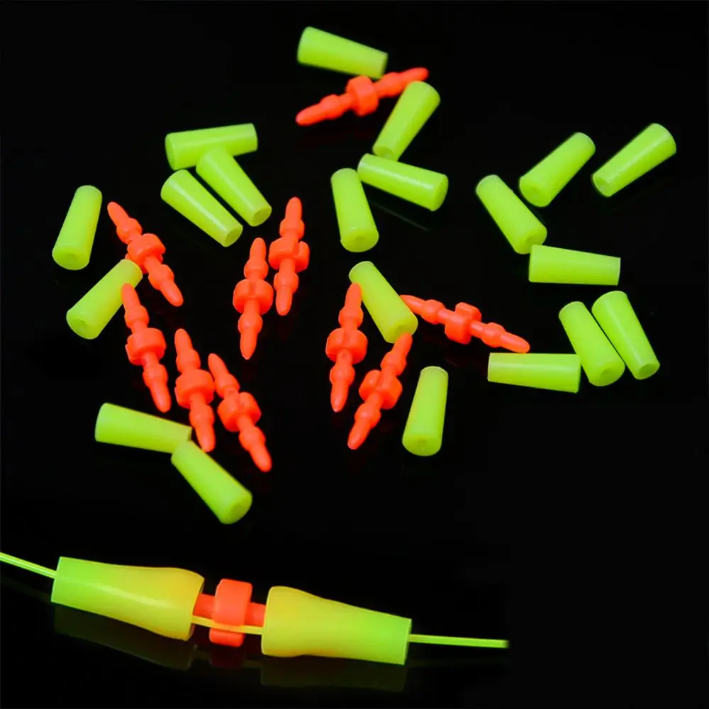 

30pcs New Anti Wind Fishing Bar Cara Rock Sea Float Stoppers Fishing Tackle Fishing Float Stoppers