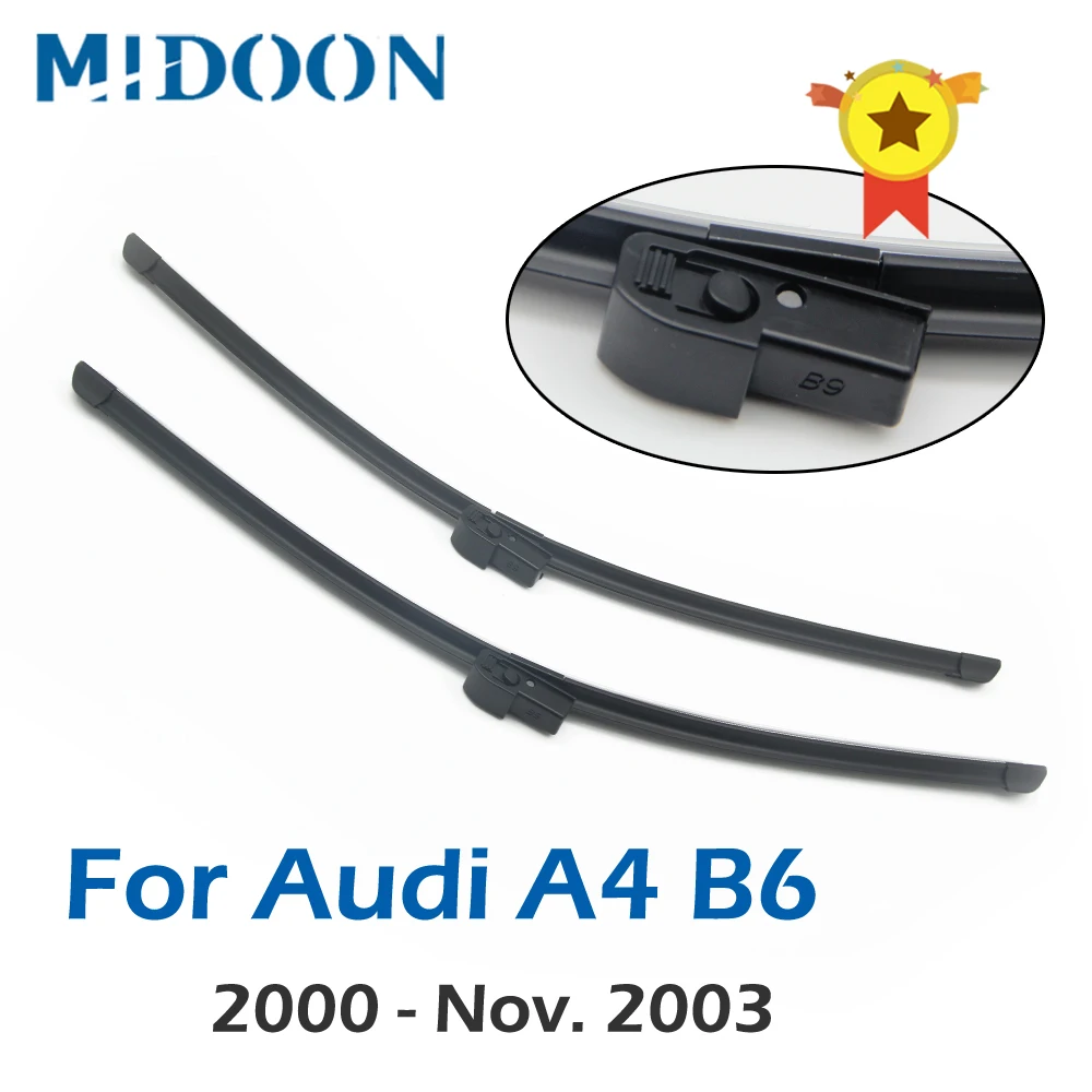 Wiper Front Wiper Blades For Audi A4 B6 8E/8H October 2000 - Nov. 2003 Windshield Windscreen Front Window 22\