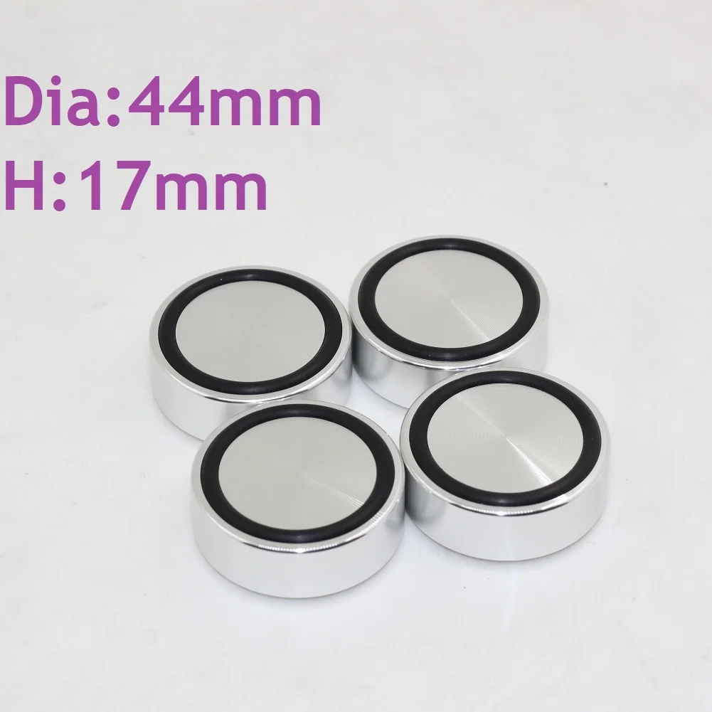 

Rubber Ring Aluminum Chassis Feet 44mm DIY Home Audio Kits CNC Machine Foot Shockproof 44*17mm