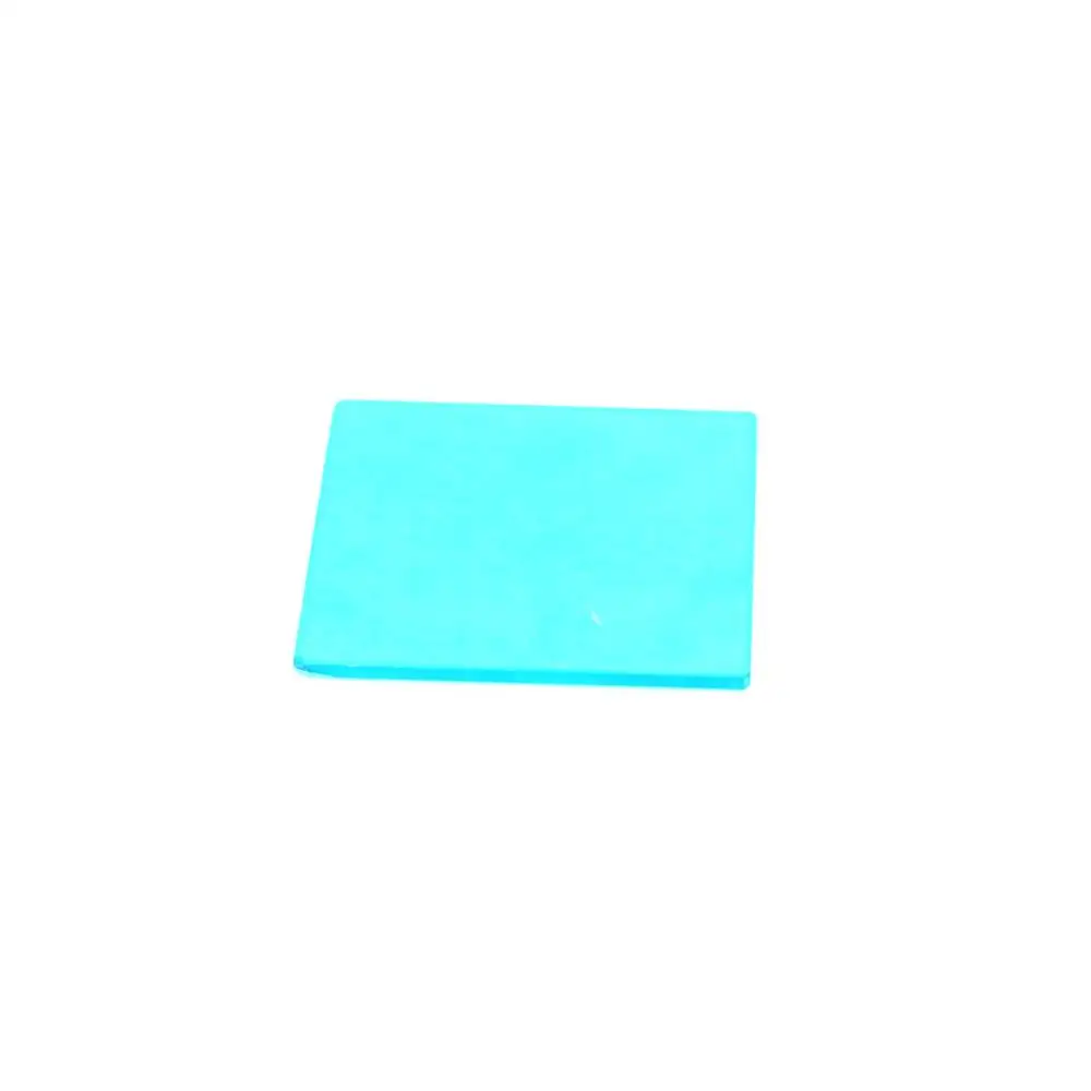 5pcs total size 70x70x2mm square shape type QB29 blue color filter glass