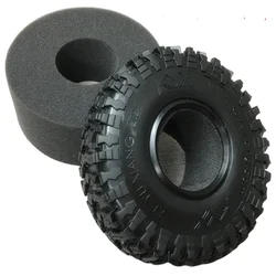 KYX Racing Rubber 2.2 Inch Tire 140mm*55mm Tyre for 1/10 Rc Crawler Car Axial SCX10 II 90046 D90 Wraith Traxxas TRX4 (2pcs)