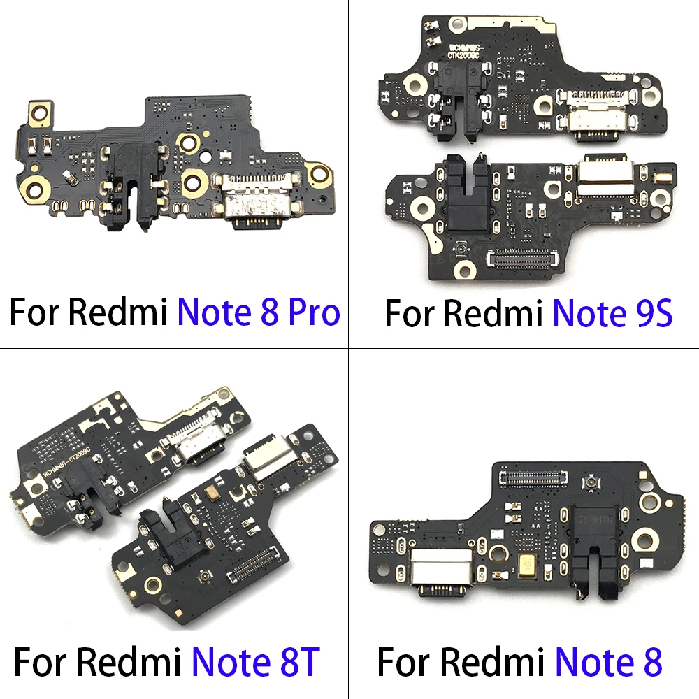 10Pcs New For Xiaomi Redmi Note 5 6 7 8 8T 9 9s 10 10s 11 11s Pro 4G 5G USB Charger Charging Dock Port Connector Flex Cable