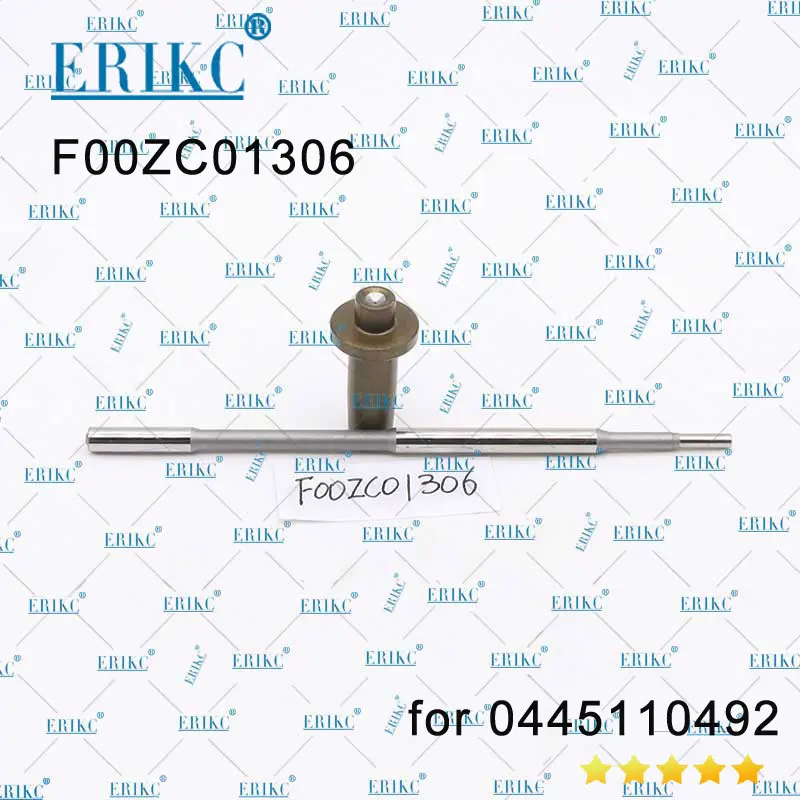 ERIKC F00ZC01306 euro 5 injector oil return control valve F 00Z C01 306 common rail injector valve for bosch 0445110492