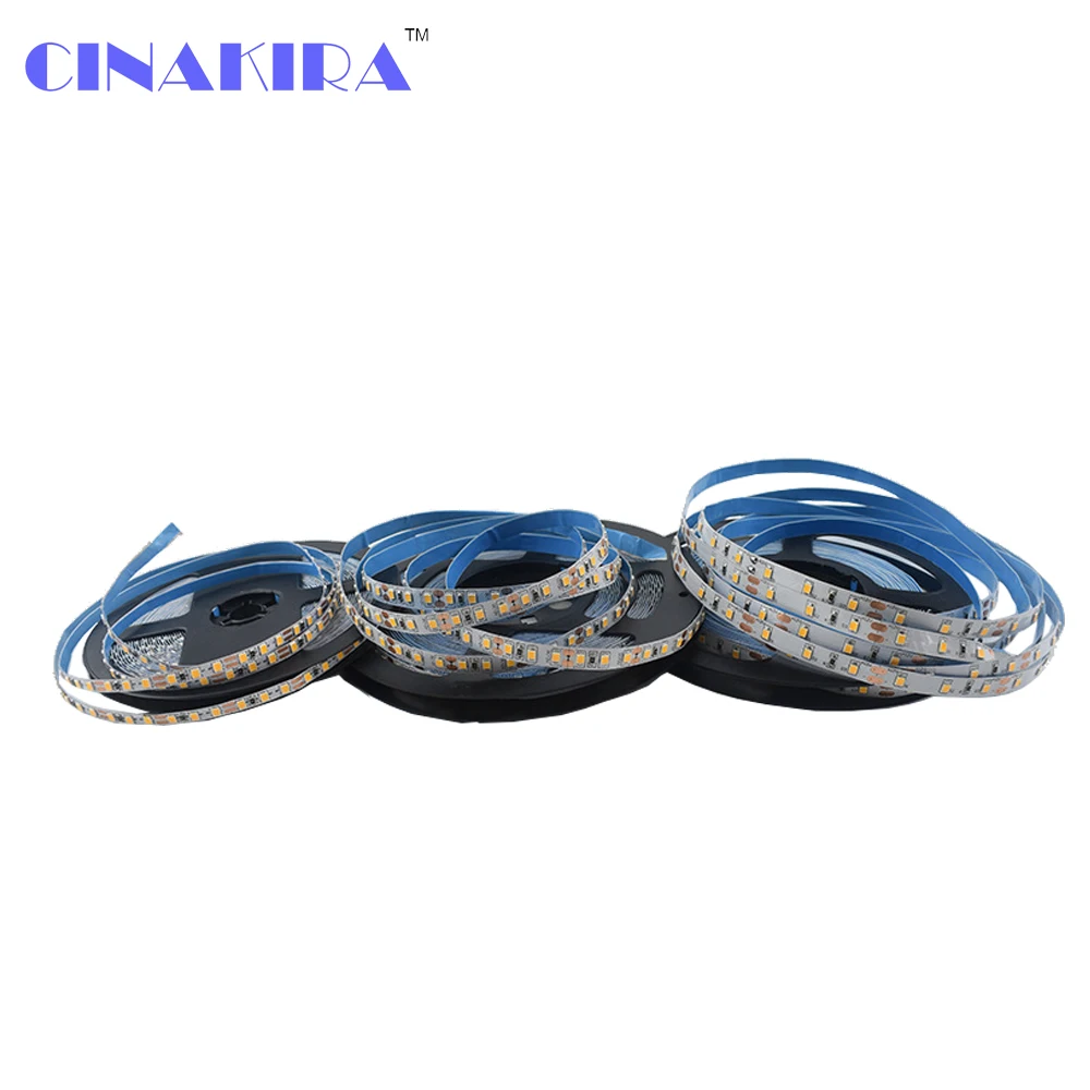 Flexible Cabinet Led Lighting Strips Length Customized 60 /120 Leds/m High Brightness Smd2835 5050 Dc12v 8mm 10mm Soft Linear