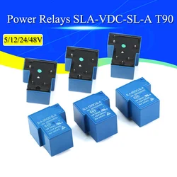 1Pcs Power relay SLA-05VDC-SL-A SLA-12VDC-SL-A SLA-24VDC-SL-A -C T90 30A 4/5/6PIN 5V 12V 24V 48V Time Relay