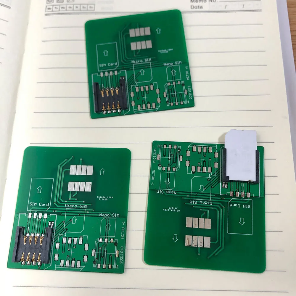 Плата адаптера для SIM-карты MCT30 IC Размер для ID-1 размер OEM