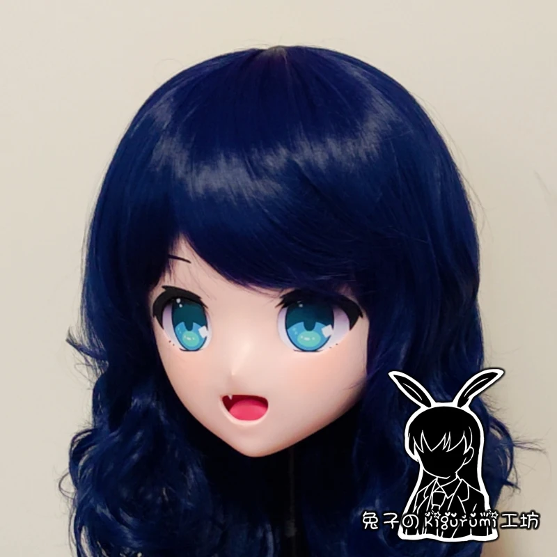 

(RB1273)Customize Handmade Full Head Female/Girl Resin Japanese Cartoon Character Animego Cosplay Kigurumi Mask Crossdresser