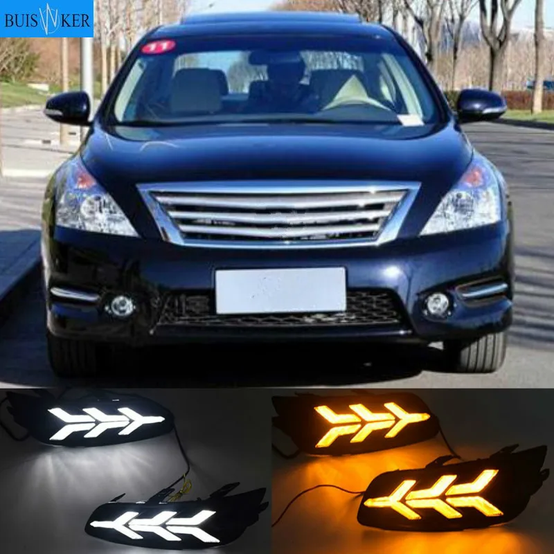 

LED DRL Daytime Running Light Fog Lamp 12V Car Running Lights for Nissan Teana Altima 2011 2012