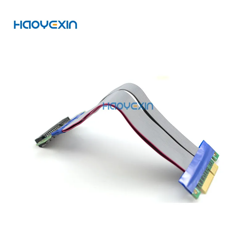 HYX 1X to 1x Slot Riser Card Extender Ribbon Adapter PCI-Express PCI Express Extension Relocate Cable for Graphics Card  riser