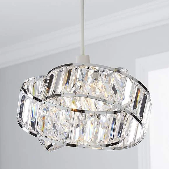 Colgante de fácil ajuste transparente acrílico Lilia