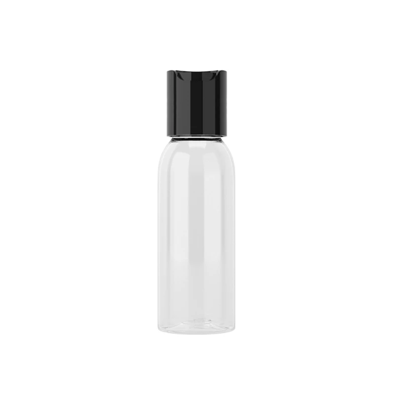 30 ML 100 teile/los Disc Top Cap Kosmetik Flasche, Leere Flüssigkeit Seife Shampoo Flasche 30CC Braun Weiß Klar Blau Kunststoff Behälter