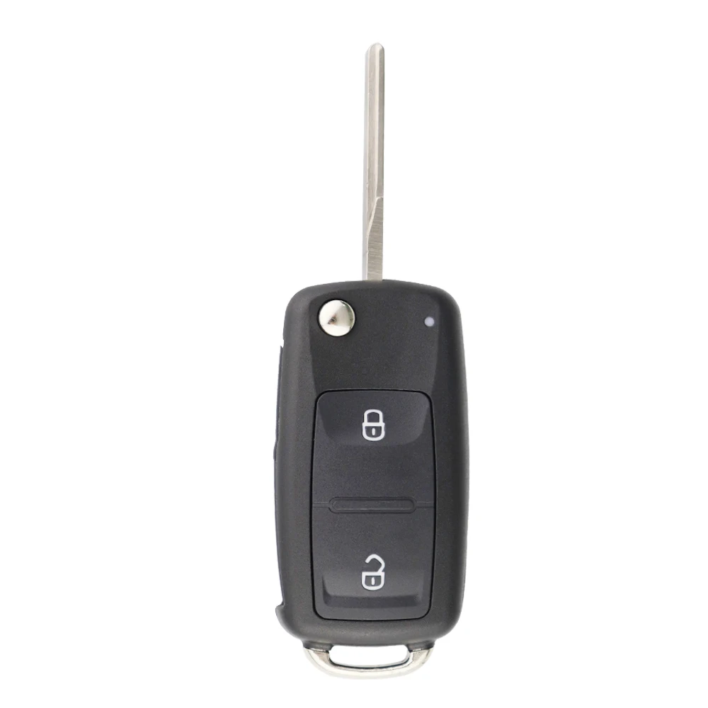 YIQIXIN 2 Button 434MHz ID48 Chip Folding Flip Remote Key For VW Volks Wagen Amarok Transporter Sharan Model 7E0837202AD