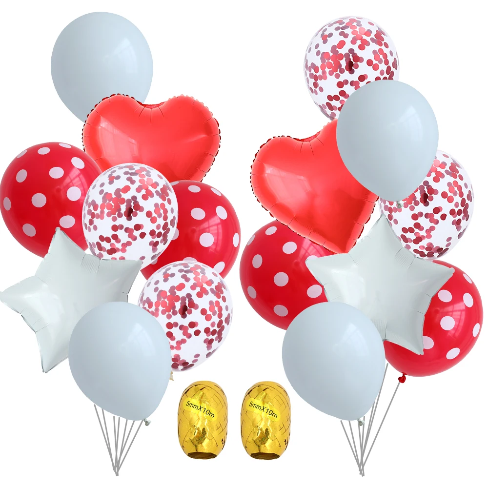 32inch Red Number Foil Balloon Set 0 1 2 3 4 5 6 7 8 9 years Old Birthday Party Wedding Decoration Happy Birthday Balon Kid Toys