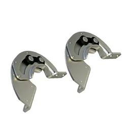 2pcs CL119 Hidden sliding hinges 90 degree limit hinge,R6 carbon steel,Industrial equipment cabinet door hinge