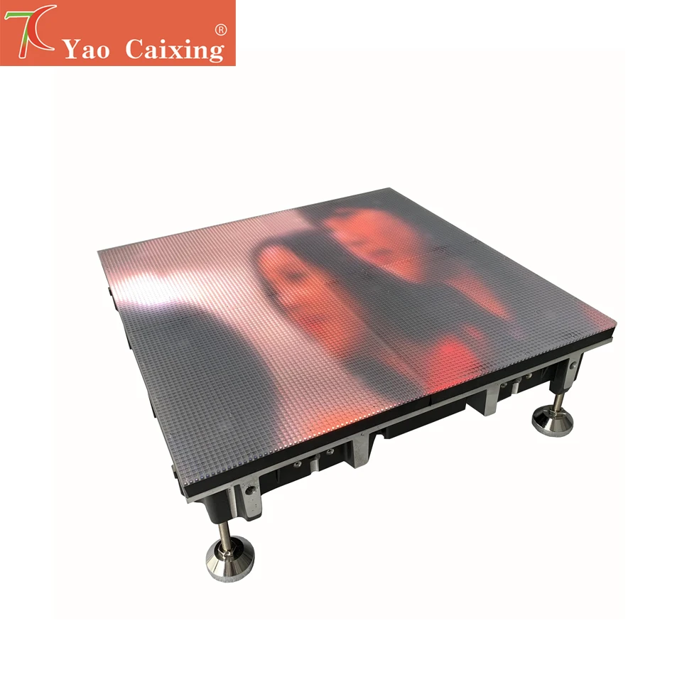 Manufacturer Sale P3.91 Indoor Outdoor Full Color 500*500mm Led Stage Screen Dance Floor Video Board