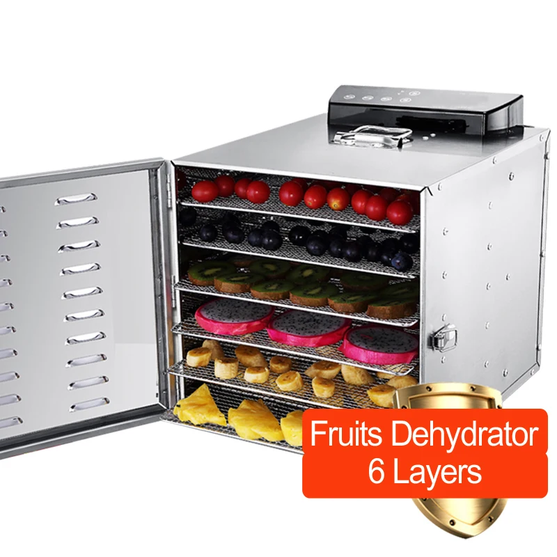 

fruit dryer dehydrator vegetable drying machine stainless steel commercial meat herbal tea fish dryer food dehydrator 220V