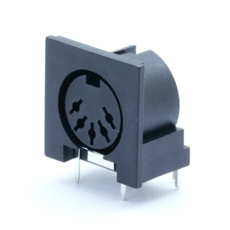 Imagem -02 - Painel de Montagem de Painel Pcb Fêmea Ângulo Reto Pinos 100 Graus Pinos Soquete Din Fêmea Atacado de Fábrica