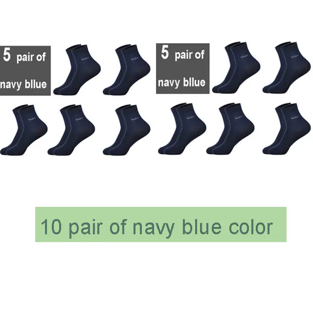 10 Paren/partij Mannen Bamboe Sokken Merk Comfortabel Ademend Casual Business Heren Crew Sokken Hoge Kwaliteitsgarantie Sox Mannelijke Gift