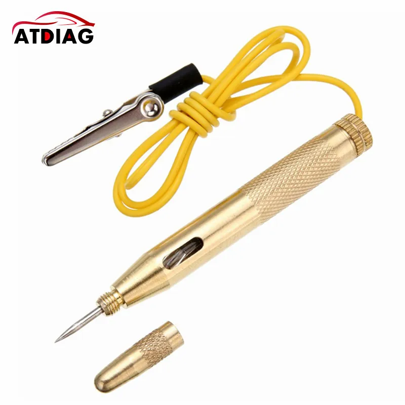 

1 шт. тестер цепи автомобиля Пробник светильник Система 6 в-24 в тестовый Пробник лампа автоматисветильник лампа тестовая Ручка детектор меди