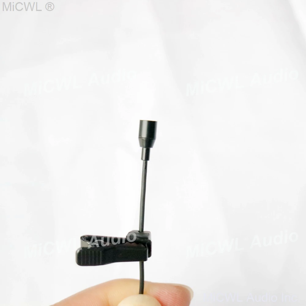 Профессиональный скрытый черный петличный микрофон с зажимом для системы Shure Wilress TA4F mini XLR Plug