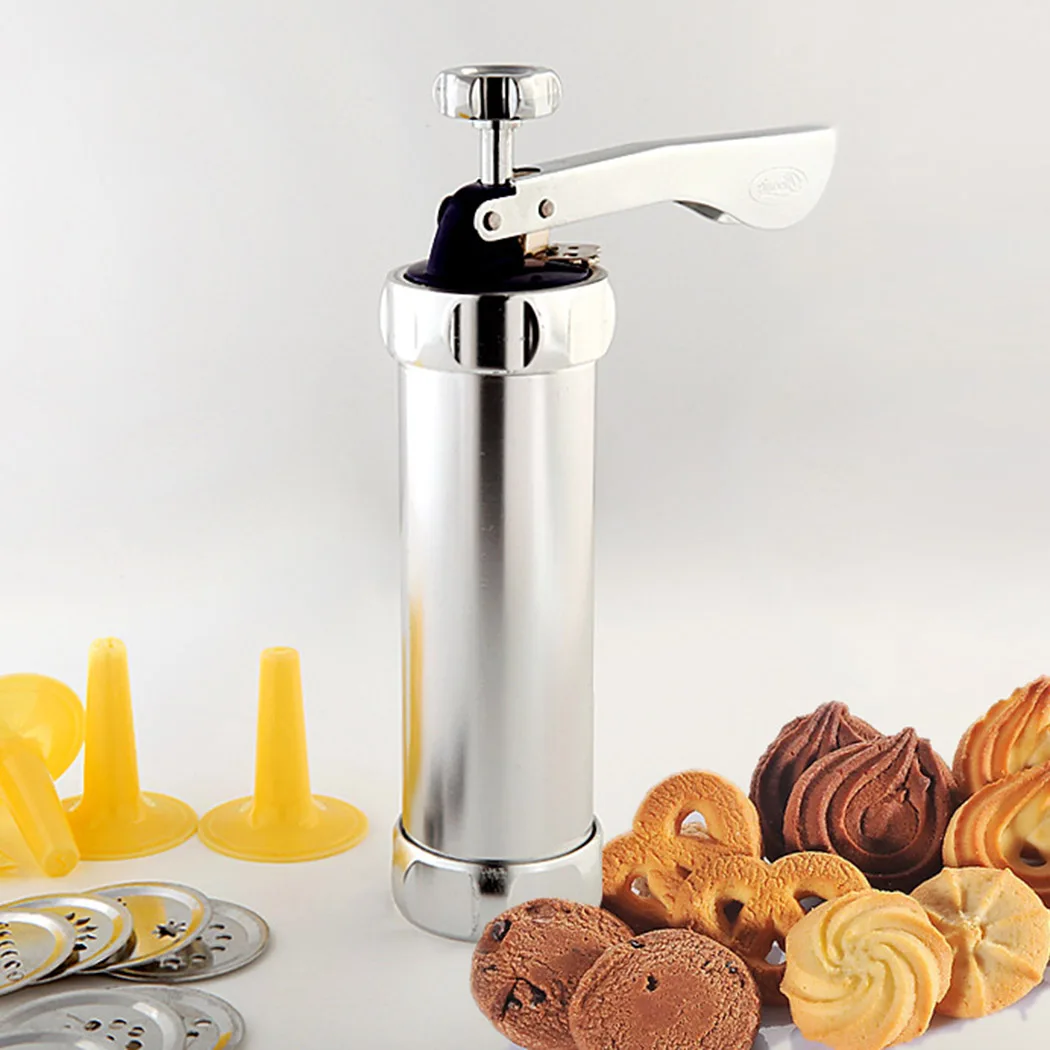 

Biscuit Machine Children Cookie Press Making Gun Biscuits Cake Mold Cookie Press Maker Machine Dessert Decoration For Christmas