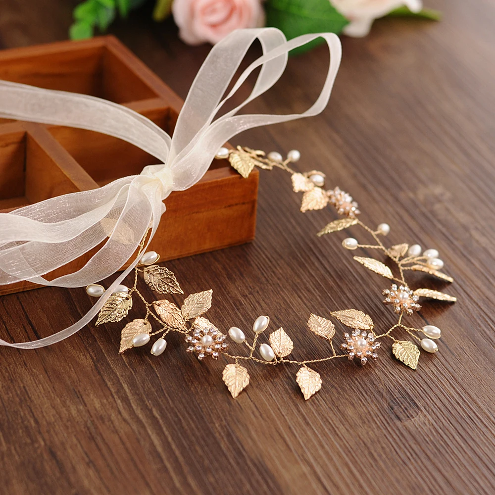 Luxury Golden Leaves Belts Wedding Sashes Alloy Flower Bridal Belt Beaded Belts For Dresses Women Jewel Belt for Party dresses