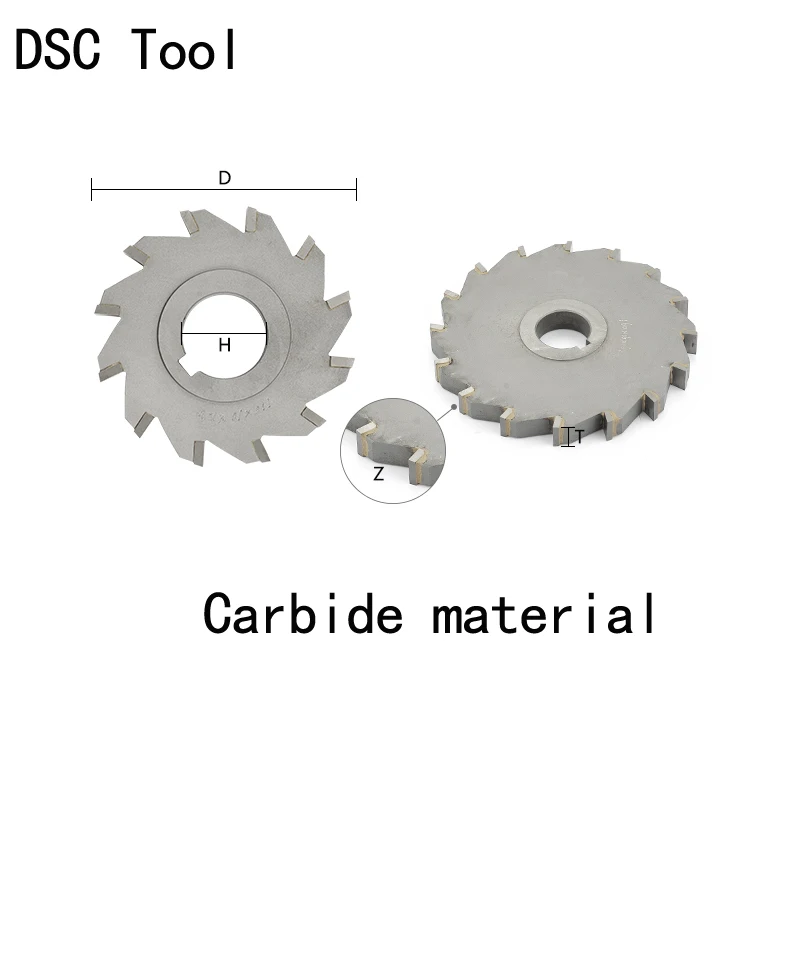 Cnc HSS Saw Blade Milling CutterFace edge high speed steel face edge milling cutter disc of white steel face edge milling cutter