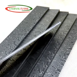 Powder Damascus Steel Billet Semi Finished DIY Knife Making CTS-XHP Type  Damascus Plat Blank Materials Been Quenched