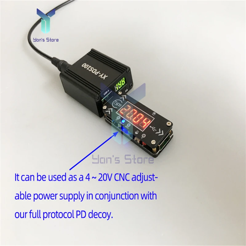 PDS100 QC4.0 QC3.0 PD3.0 100W Step Down modulo caricabatterie rapido per telefono cellulare tipo-c DC12-28V per Huawei SCP/FCP Apple PD Qualcomm