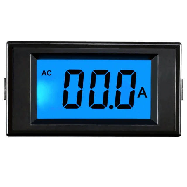 1 Multi-standard D69-40 AC 5 10 20 30 50 100 200 300 500A Amperomierz z cyfrowym wyświetlaczem LCD Amperomierz o wysokiej precyzji z niebieskim podświetleniem
