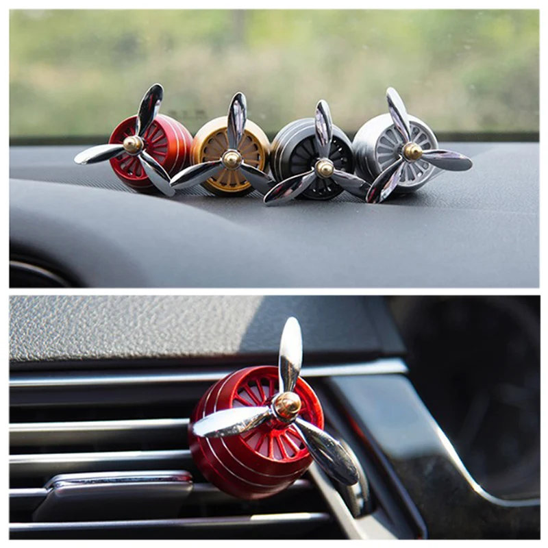 Car Air Freshener Luminous LED Perfume Clip for Citroen C4 C5 Hyundai Solaris I30 VW Polo T5 Ford Fiesta Fusion Mustang Opel