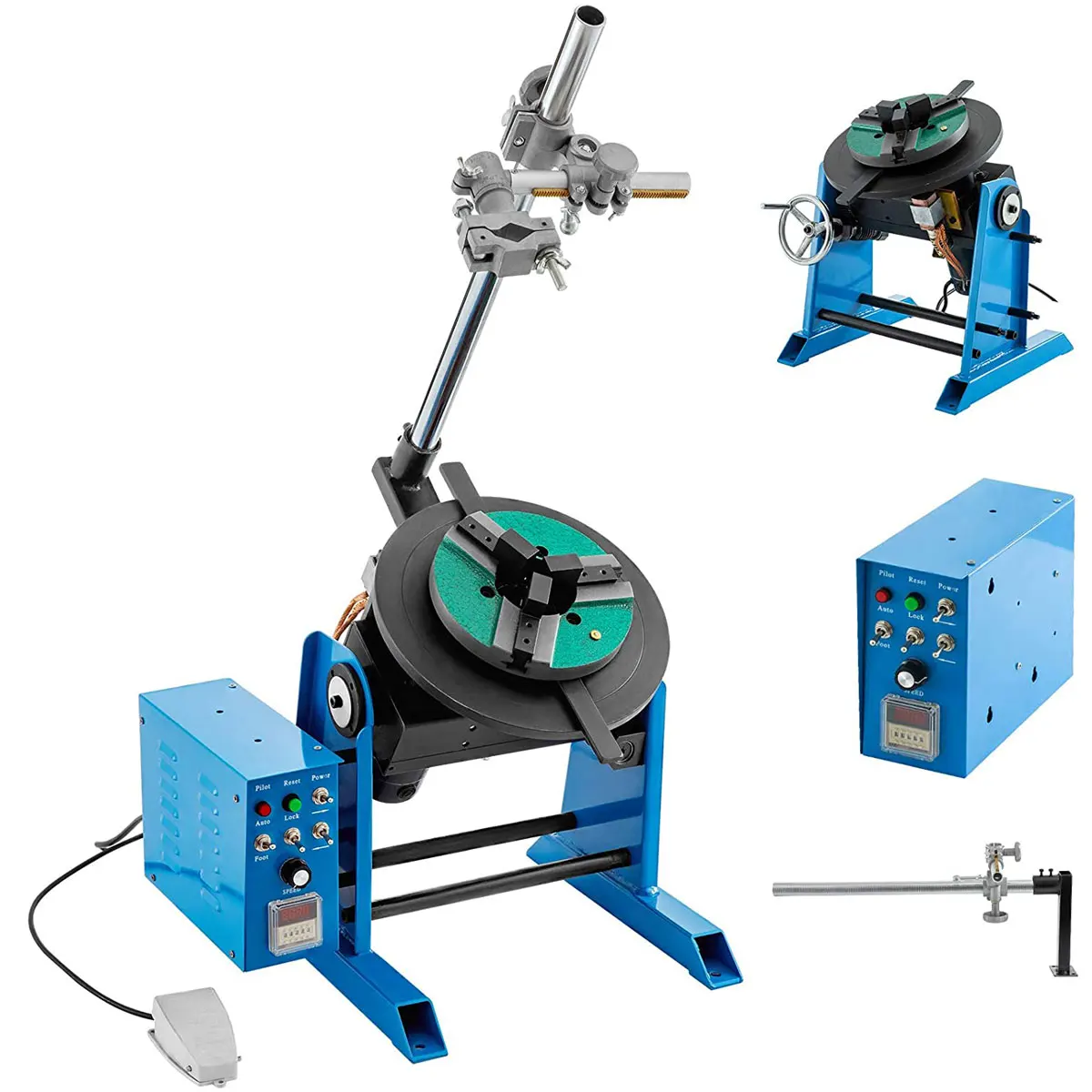 50KG Rotary Welding Positioner Turntable Table High Positioning Accuracy Suitable for Cutting, Grinding, Assembly