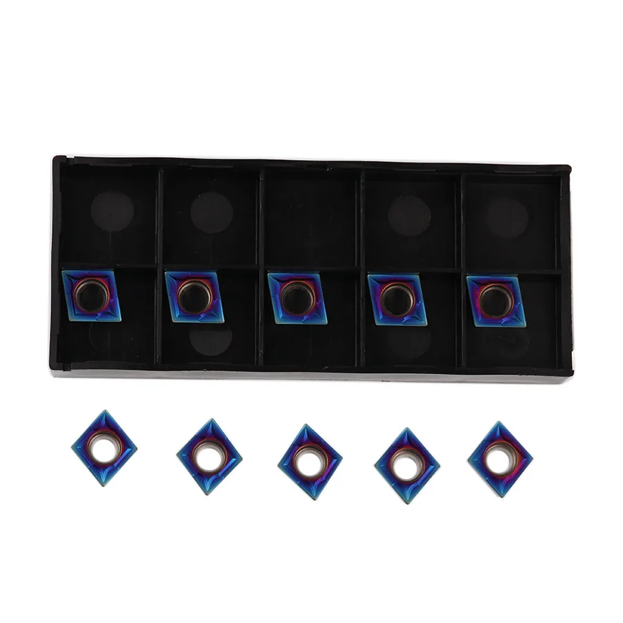 CCMT09T304 nnk9010 tornio CNC di alta qualità utensili per tornitura interna inserti in metallo duro Nano blu lame per taglio fori interni