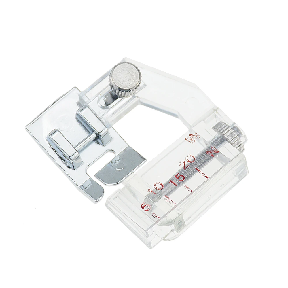 1pcs Adjustable Bias Tape Snap On Foot Ajustable Binding Snap-On Bias Binder Sewing Machine Part Presser Feet