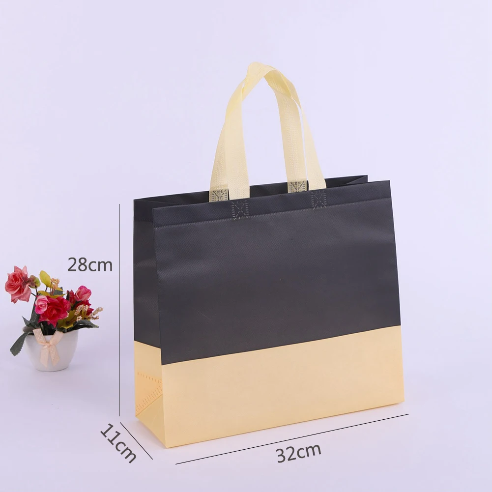 Women Men Reusable Shopping Bag splice ecological reusable bag Foldable Shopping Bag Large Grocery Bags Convenient Storage cloth