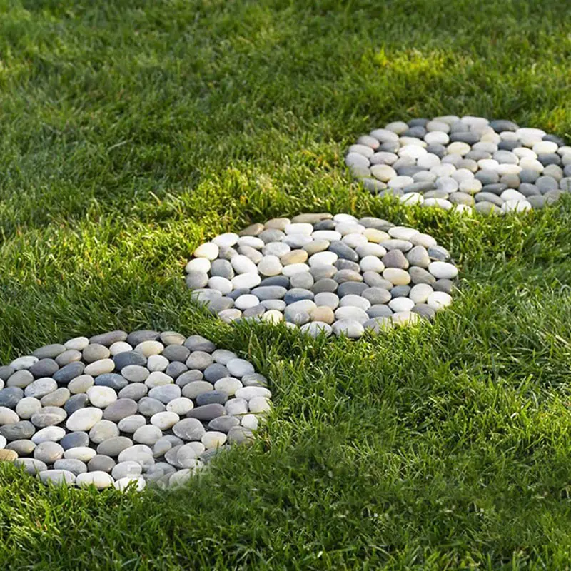 Ogród DIY forma plastikowa ścieżka chodnik Model beton kamień rzeczny cegła cementowa ekspres JAN88