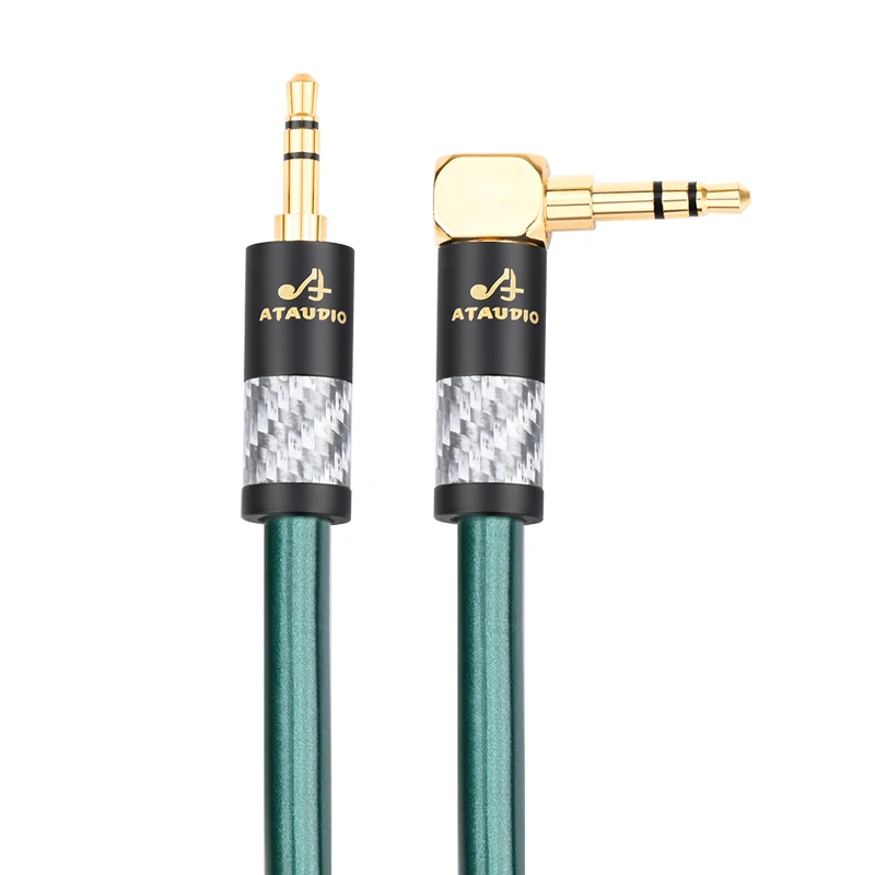 HIFI aux OCC cable HiFi  aux cable car phone audio male to male connection audio cable For Huawei Xiaomi