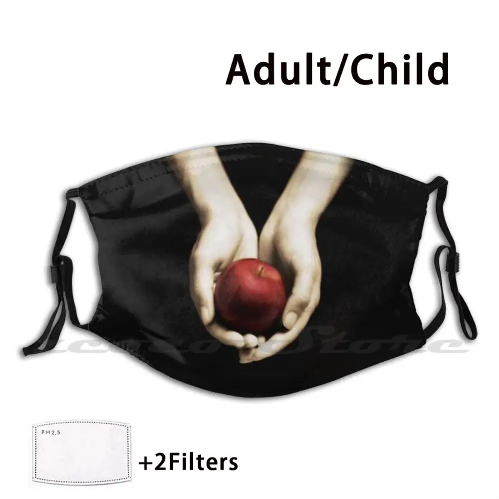 The Forbidden Fruit Tastes The Sweetest Mask Cloth Washable DIY Filter Pm2.5 Adult Kids Twilight Saga Edward Cullen Beautiful