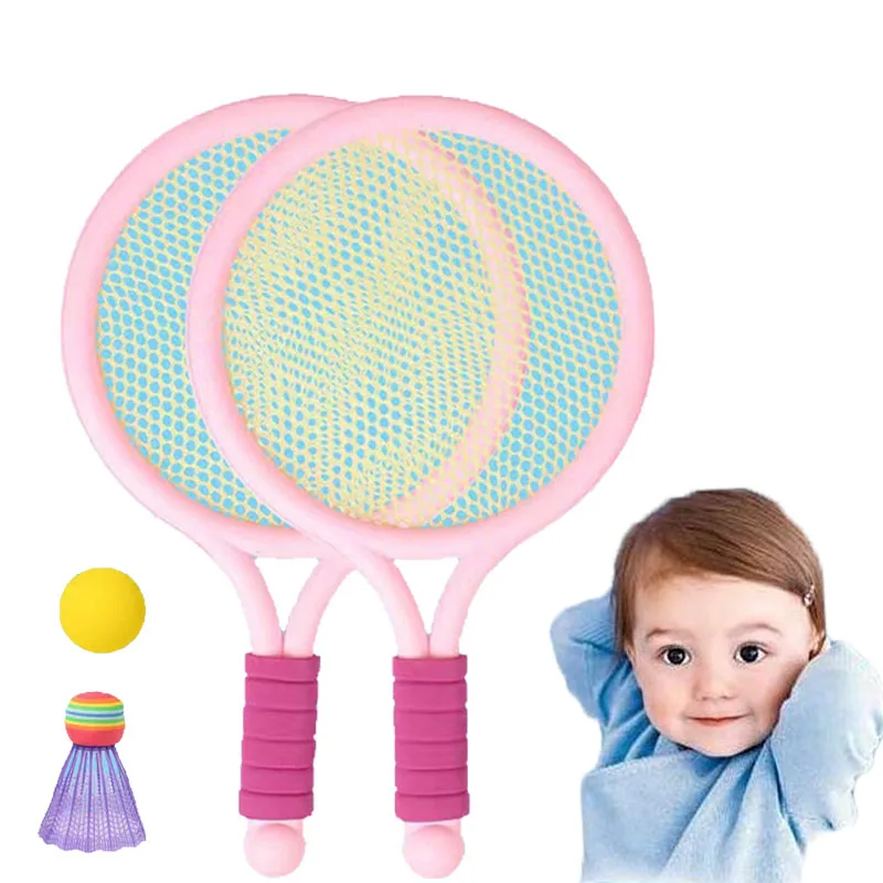 Children's Badminton Tennis Racket Beginner Training Outdoor Beach Tennis Kindergarten Baby Parent Child Interactive Toys