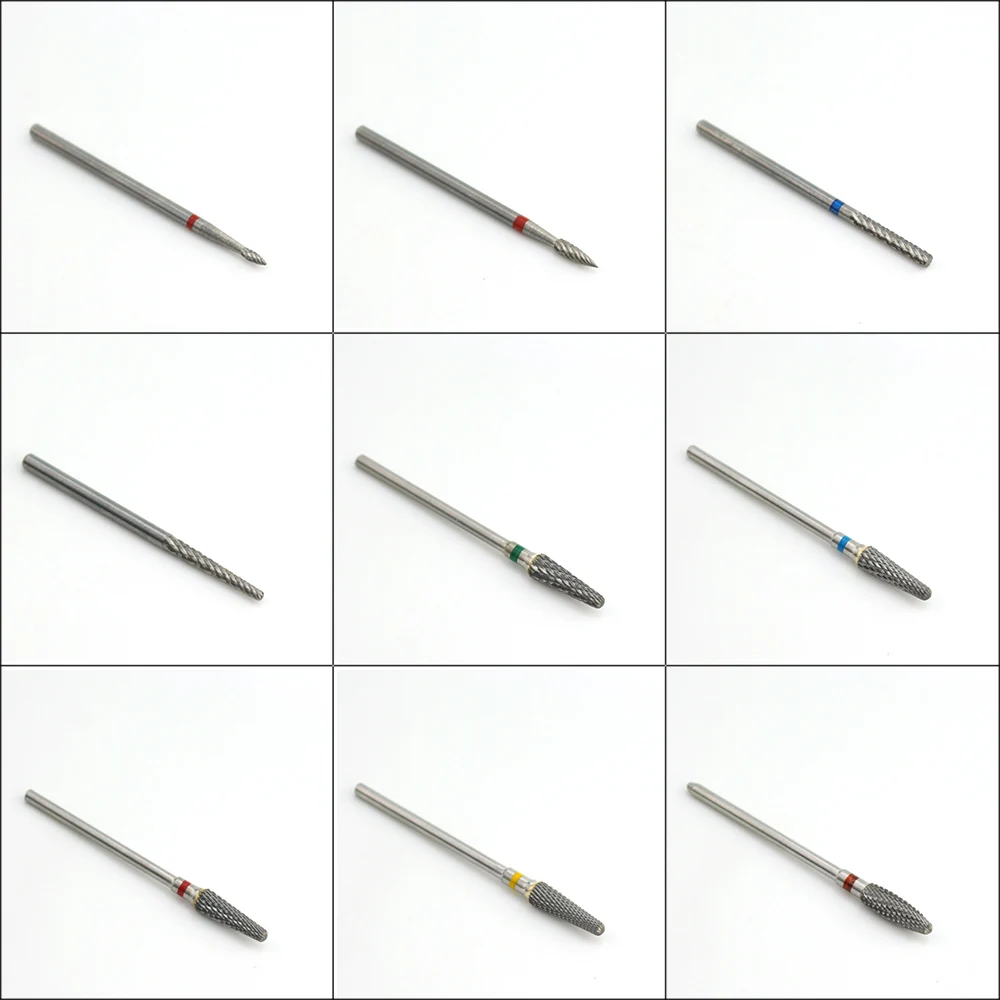 1pcs Carbide Nail Drill Bit Milling Cutters For Electric Manicure Machine Dead Skin Remove Burr Accessories Nail Art Tools