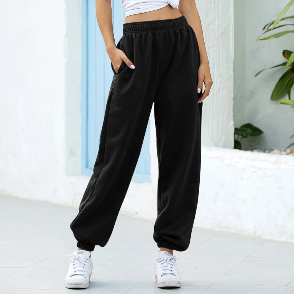 

Nice Brand Pop Women Casual Fashion High Waist Hip Hop Dance Sport Running Jogging Harem Pants Sweatpants Jogger Baggy Trousers