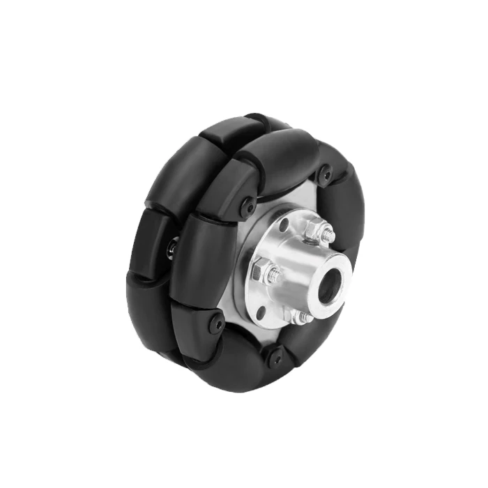 Motor paso a paso de 60mm, rueda omnidireccional de Metal, Kit de chasis de coche, Robot móvil omnidireccional