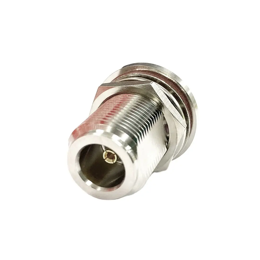 Conector de engarce RG316 RG174 LMR100, convertidor coaxial RF, tuerca de gato hembra N, niquelado recto, nuevo, venta al por mayor, 1 ud.