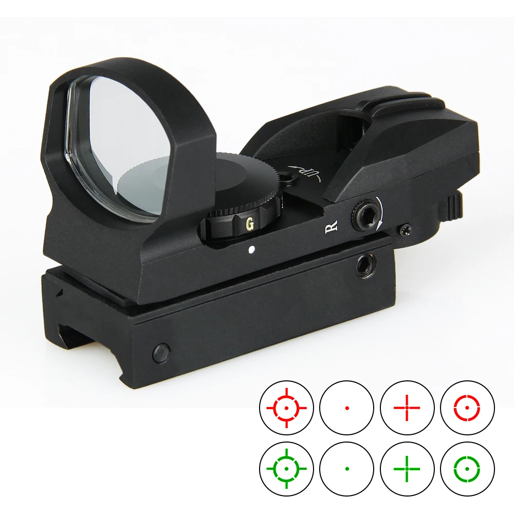 

PPT Red Dot riflescopes Tactical Airsoft Gun 1X33 Red And Green Red Dot Reflex Sight Rifle Scope For Hunting Optics OS2-0073