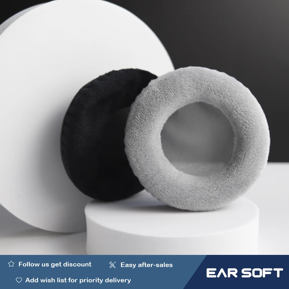 

Earsoft Replacement Cushions for ATH-A900 ATH-A950LP ATH-A900Z Headphones Cushion Velvet Ear Pads Headset Cover Earmuff Sleeve