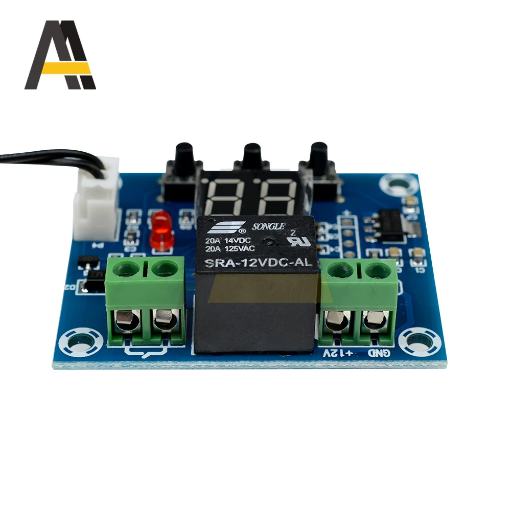 XH-M214 تحكم نظام الري التلقائي سقي وحدة DC12V التربة الرطوبة الاستشعار العرض الرقمي الرطوبة المراقب المالي