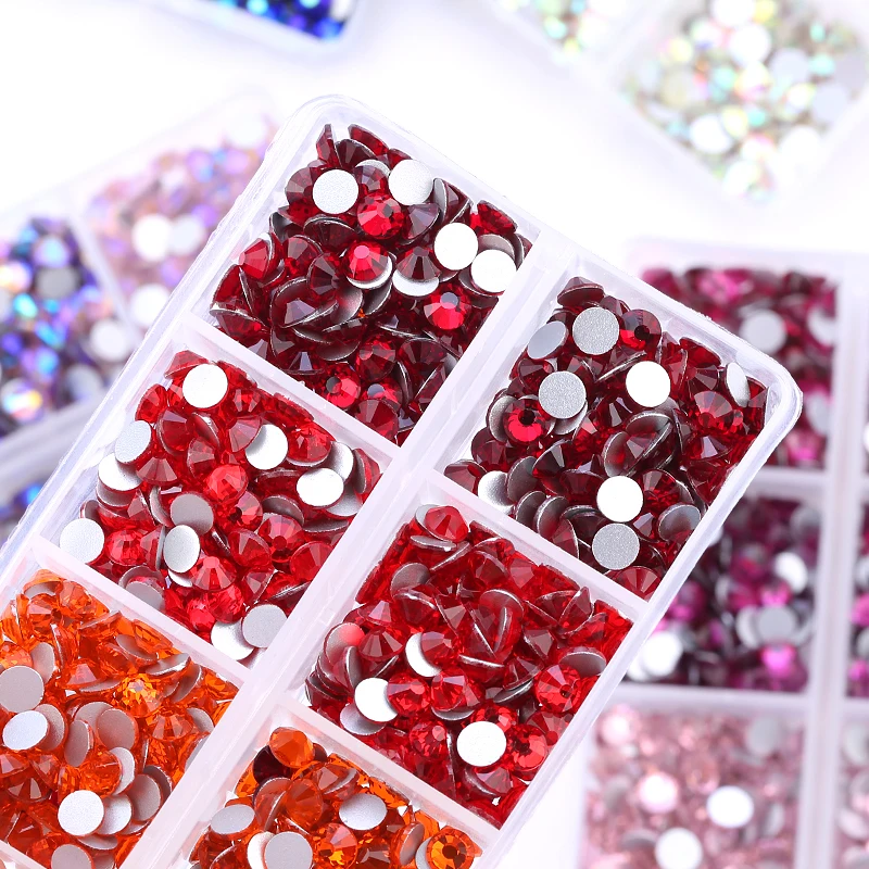 Crystal стразы Non Hotfix Rhinestones Glass Strass Decoration Sewing & Fabric Rhinestones for Nails DIY