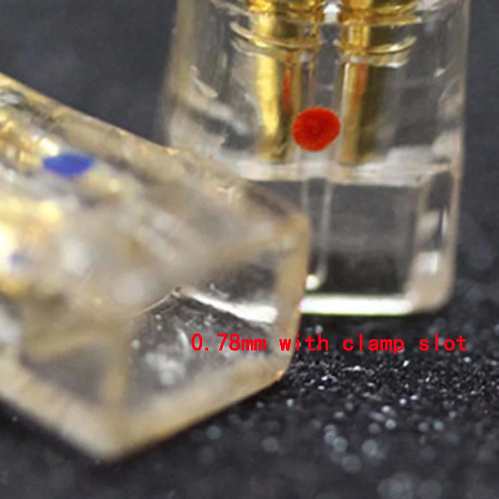 Enchufe chapado en oro de alta fidelidad para auriculares, adaptador convertidor macho a MMCX/hembra, HD525, HD545, HD565, HD650, HD600, HD580, 0,78mm